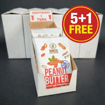 PROMO PACK: Crunchy Peanut Butter 30g (5 + 1 FREE – 72 pouches)