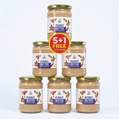 PROMO PACK: Peanut Butter 550g (5 + 1 FREE – Total 3.3kg)