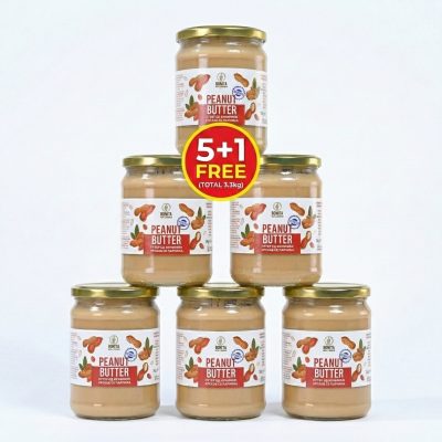 PROMO PACK: Crunchy Peanut Butter 550g (5 + 1 FREE)